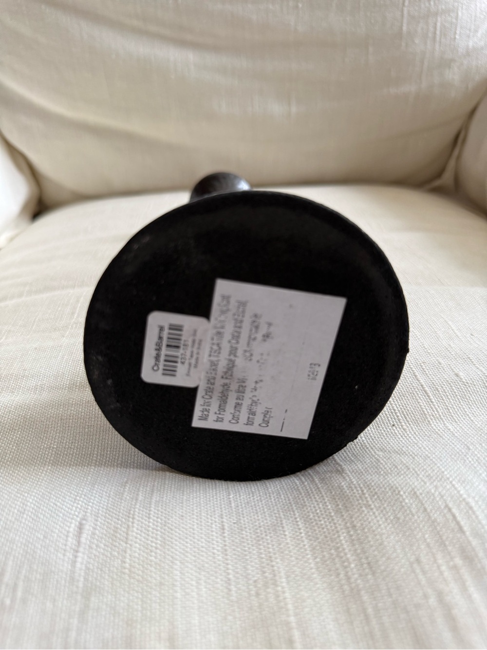 Crate&Barrel Emmett Bronze Taper Candle Holder single - Picture 5 of 6
